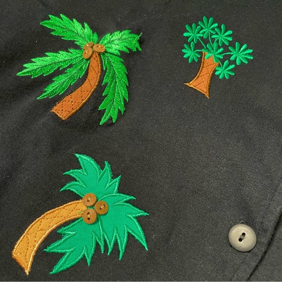 Bechamel embroidered palm crop cardigan - Picture 5 of 8